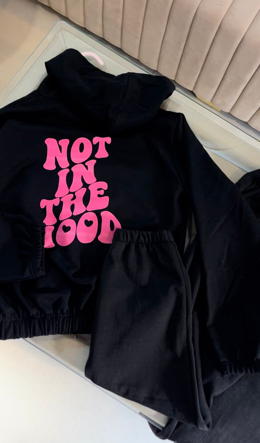 Not in the mood hoodie - jogger set