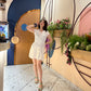 White Collar Dress