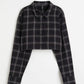 Crop Check Shirt