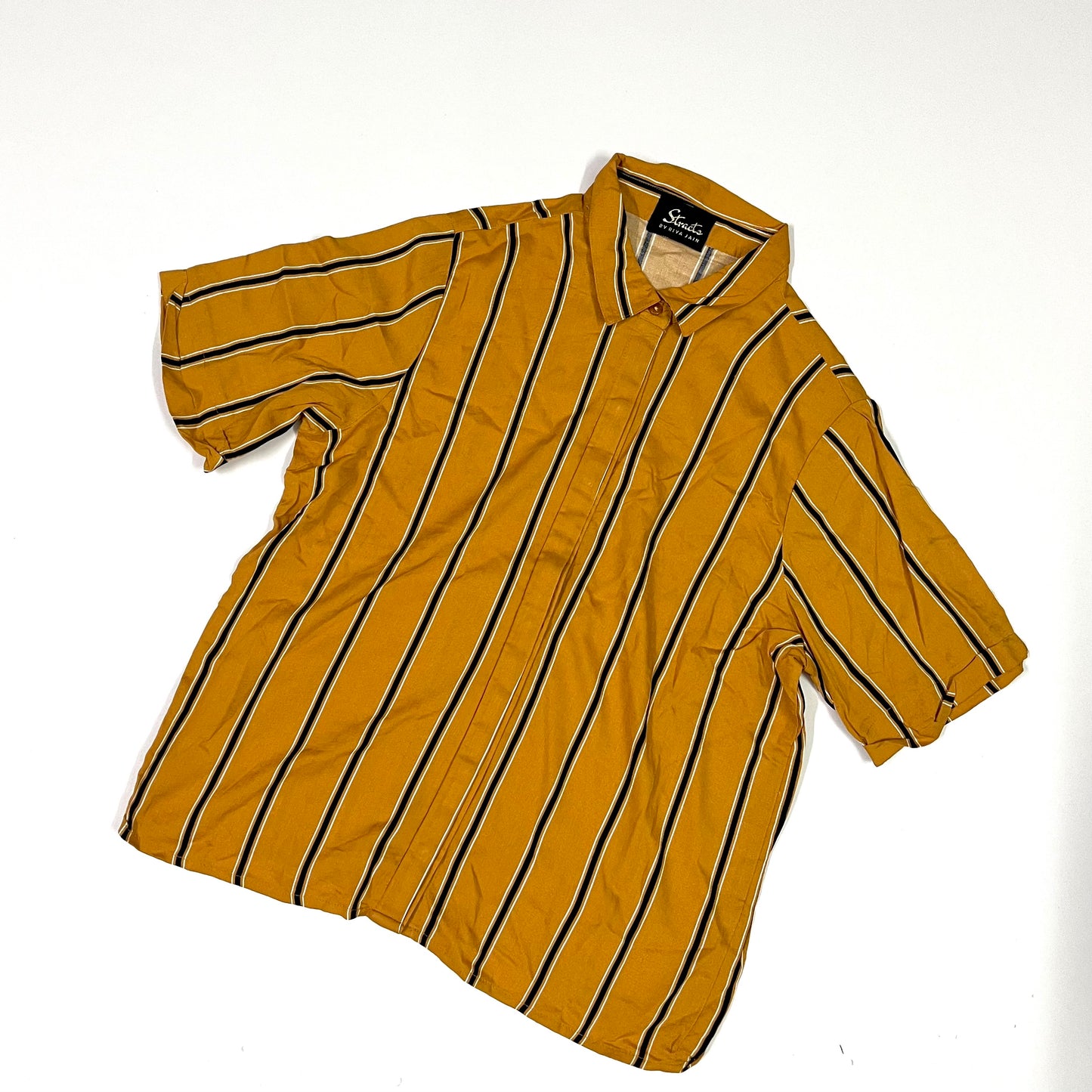 Stripe Crop Shirt